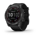 Смарт-годинник Garmin Fenix 7X Sapphire Solar Carbon Gray DLC Titanium with Black Band (010-02541-10/11)