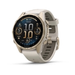 Спортивний годинник Garmin Fenix 8 43mm AMOLED Sapphire Soft Gold w. Fog Gray/Dark Sandstone S. Band (010-02903-10/11)