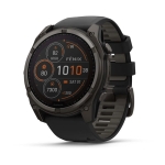 Спортивний годинник Garmin Fenix 8 51mm Solar Sapphire Carbon Gray DLC Titanium w. Black/Pebble Gray S. Band (010-02907-10/11)