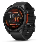 Спортивний годинник Garmin Fenix 8 47mm AMOLED Slate Gray with Black Silicone Band (010-02904-00) 