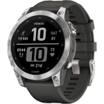 Смарт-годинник Garmin Fenix 7 Silver with Graphite Band (010-02540-00/01)
