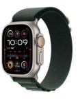 Apple Watch Ultra 2 GPS + Cellular 49mm Natural Titan. Case w. Dark Green Alpine Loop - M (MYT33+MXMV3)