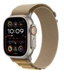 Apple Watch Ultra 2 GPS + Cellular 49mm Natural Titan. Case w. Tan Alpine Loop - Small (MX4E3)