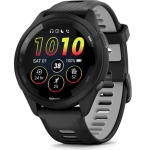 Смарт-годинник Garmin Forerunner 265 Black Bezel and Case w. Black/Powder Gray Silicone Band (010-02810-00/10/50)