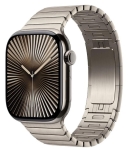 Apple Watch Series 10 GPS + Cellular 42mm Natural Titanium Case w. Natural Milanese Loop (MWXF3)