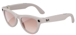 Смарт-окуляри Ray-Ban Meta Skyler Shiny Chalky Gray/Gradient Cinnamon Pink (RW4010 670013 52-20)