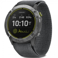 Смарт-годинник Garmin Enduro Steel with Gray UltraFit Nylon Strap (010-02408-00/10)