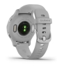 Смарт-годинник Garmin Venu 2S Silver Stainless Steel Bezel with Mist Gray Case and Silicone Band (010-02429-12/02)