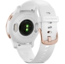 Смарт-годинник Garmin Venu 2S Rose Gold Bezel with White Case and Silicone Band (010-02429-13)