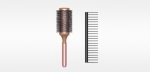 Dyson Набір щіток Vented Barrel brush 35mm and Detangling comb Black/Rose (973343-01)