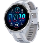 Смарт-годинник Garmin Forerunner 965 Titanium Bezel w. Whiteston Case and Whiteston/Powder Gray S. Band (010-02809-01/11)