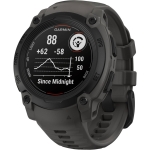 Смарт-годинник Garmin Instinct E 45mm Black with Charcoal Band (010-02933-00/13)