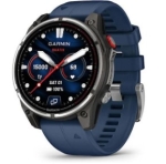 Смарт-часи Garmin Fenix 8 Pro 47 mm AMOLED Marine GPS Titanium with Blue Silicone Band (010-03198-50)