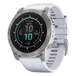 Смарт-годинник Garmin Epix Pro Gen 2 Sapphire 51mm Titanium w. Whitestone Band (010-02804-10/11) 