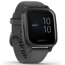 Смарт-годинник Garmin Venu Sq 2 – Music Edition Slate Aluminum Bezel with Black Case and Silicone Band (010-02700-00/10)