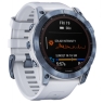 Смарт-годинник Garmin Fenix 7X Sapphire Solar M. Blue DLC Titanium w. Whitestone Band (010-02541-14/15)
