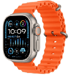 Apple Watch Ultra 2 GPS + Cellular 49mm Titanium Case with Orange Ocean Band (MREH3)