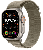 Apple Watch Ultra 2 GPS + Cellular 49mm Titanium Case with Olive Alpine Loop - Large (MRF03/MRFK3)