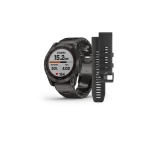 Смарт-годинник Garmin Fenix 7X Sapphire Solar C. Grey DLC Titanium w. Carbon Grey DLC Vented T. Band (010-02541-27)