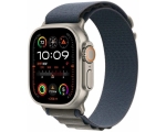 Apple Watch Ultra 2 GPS + Cellular 49mm Titanium Case with Blue Alpine Loop - Small (MREK3/MRFA3)