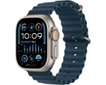 Apple Watch Ultra 2 GPS + Cellular 49mm Titanium Case with Blue Ocean Band (MREG3)