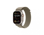 Apple Watch Ultra 2 GPS + Cellular 49mm Titanium Case with Olive Alpine Loop - Medium (MREY3/MRFJ3)
