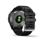 Смарт-годинник Garmin Fenix 6 Solar Silver with black band (010-02410-00)